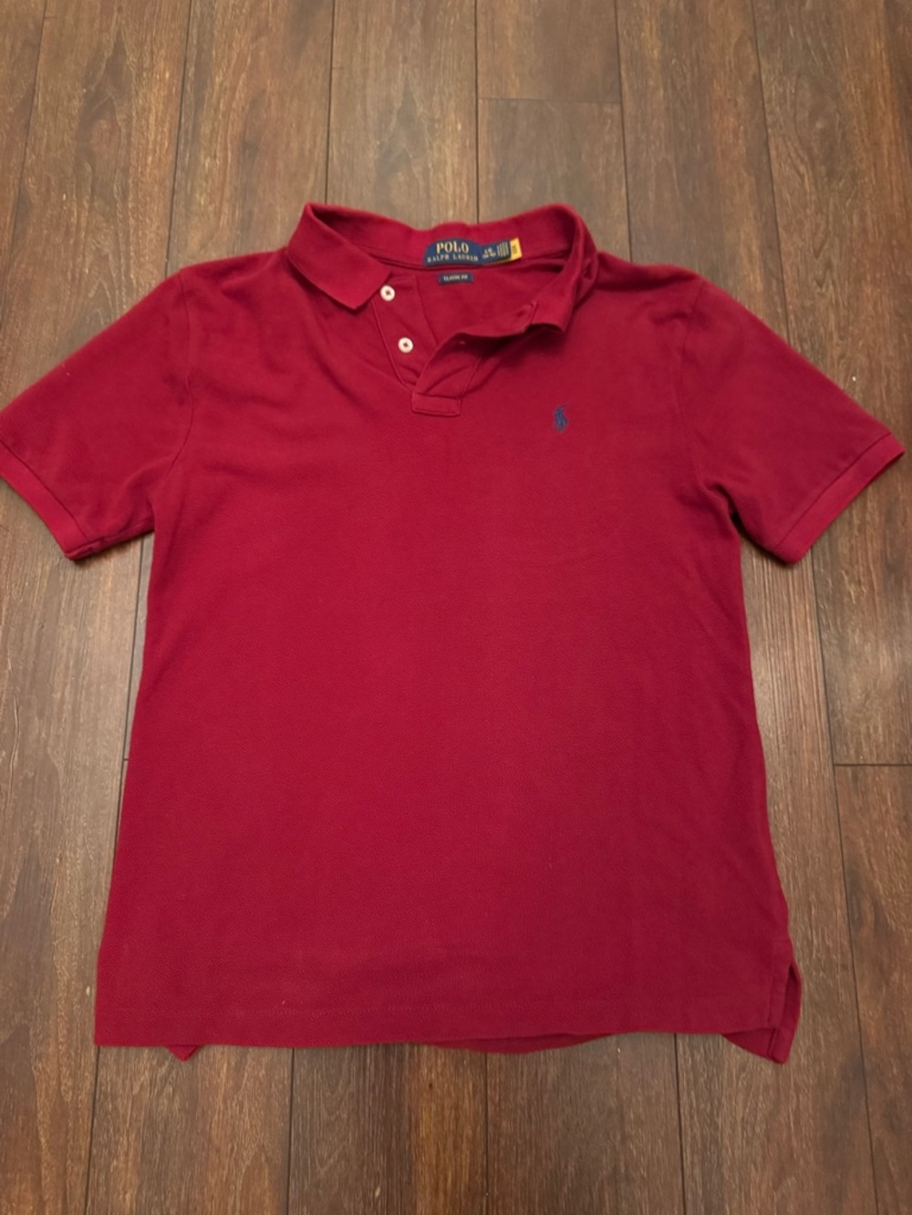 Polo by Ralph Lauren Men’s Burgundy Short-Sleeve Polo